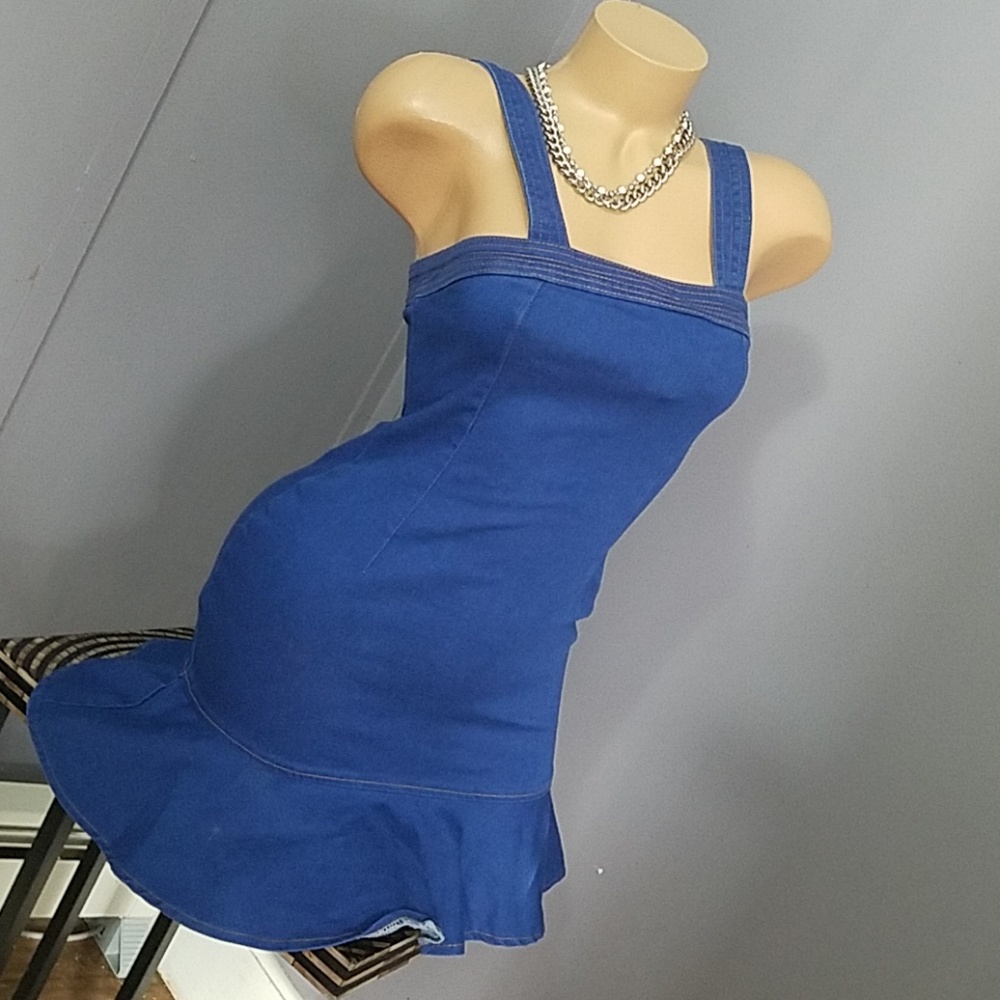 Stretch Denim Sexy Mini Dress FINAL PRICE - Picture 4 of 8